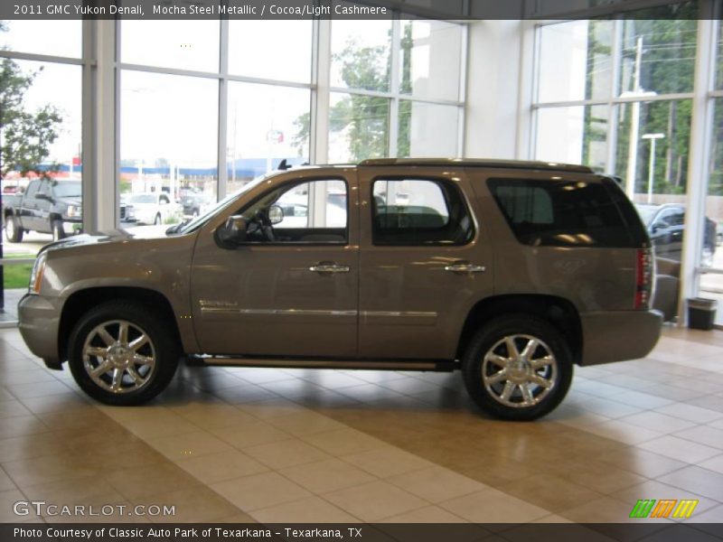 Mocha Steel Metallic / Cocoa/Light Cashmere 2011 GMC Yukon Denali