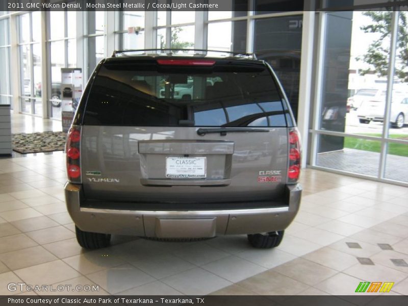Mocha Steel Metallic / Cocoa/Light Cashmere 2011 GMC Yukon Denali