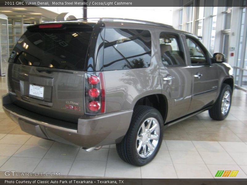 Mocha Steel Metallic / Cocoa/Light Cashmere 2011 GMC Yukon Denali