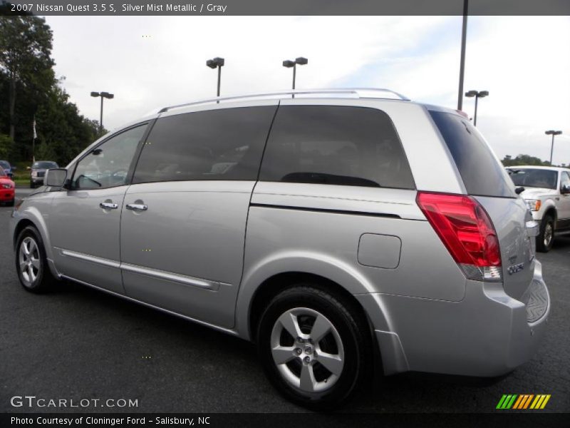 Silver Mist Metallic / Gray 2007 Nissan Quest 3.5 S