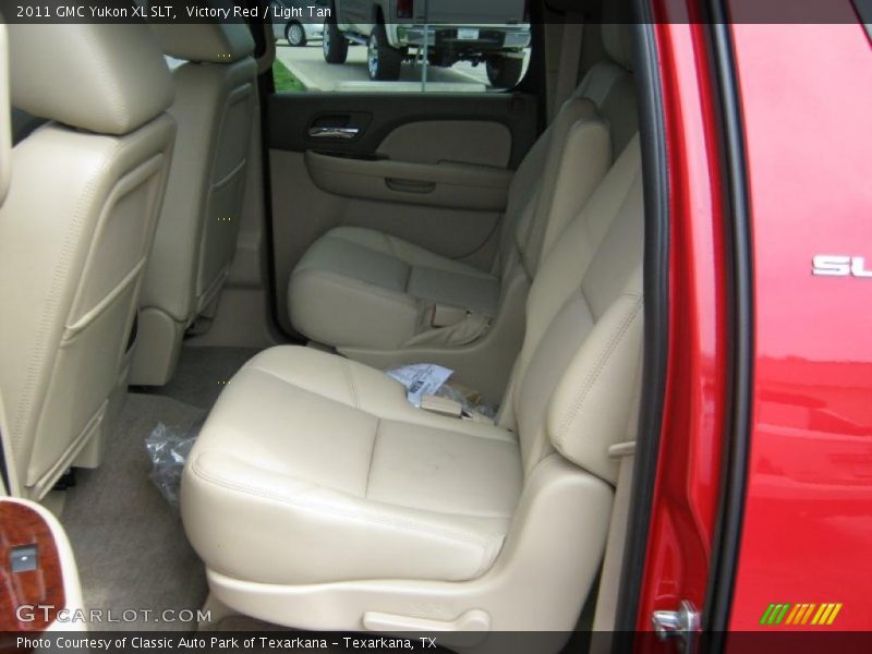 Victory Red / Light Tan 2011 GMC Yukon XL SLT