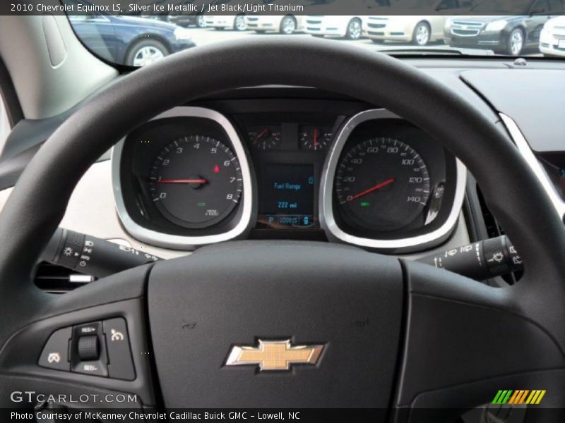 Silver Ice Metallic / Jet Black/Light Titanium 2010 Chevrolet Equinox LS