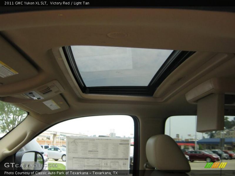 Victory Red / Light Tan 2011 GMC Yukon XL SLT
