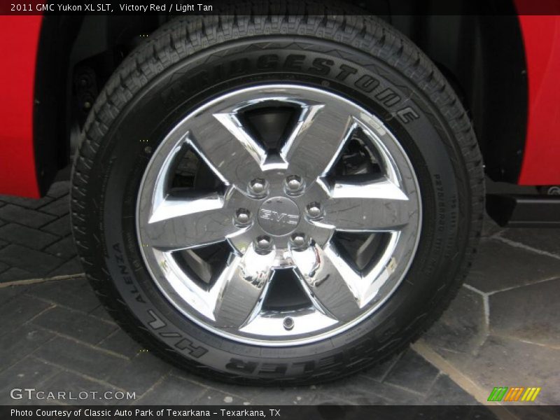 Victory Red / Light Tan 2011 GMC Yukon XL SLT