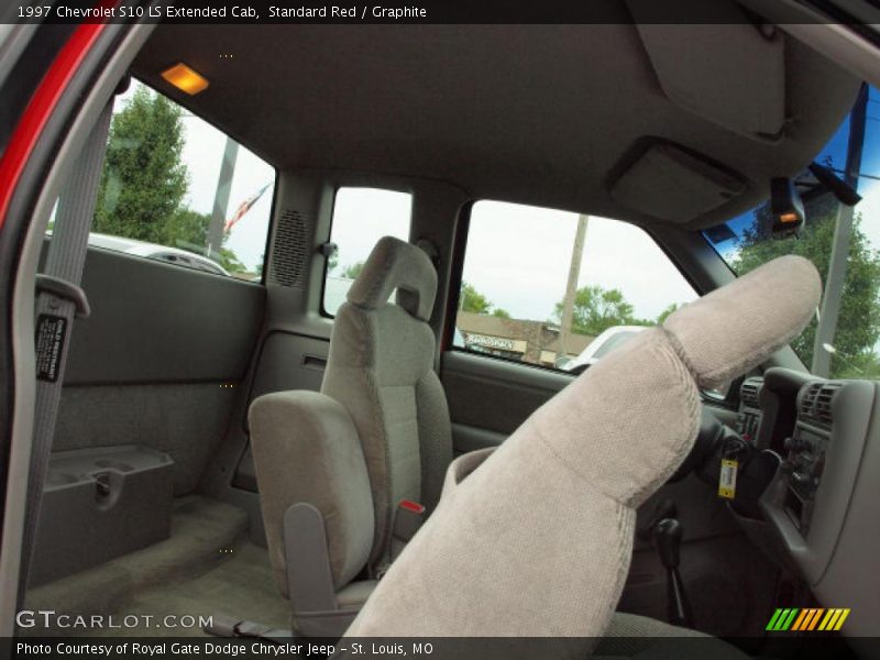 Standard Red / Graphite 1997 Chevrolet S10 LS Extended Cab