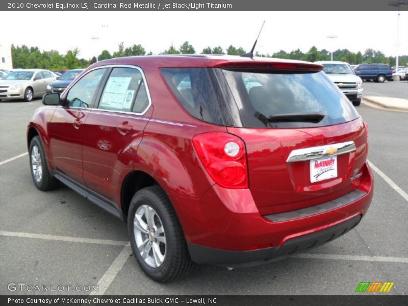 Cardinal Red Metallic / Jet Black/Light Titanium 2010 Chevrolet Equinox LS