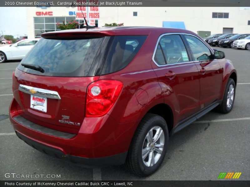 Cardinal Red Metallic / Jet Black/Light Titanium 2010 Chevrolet Equinox LS