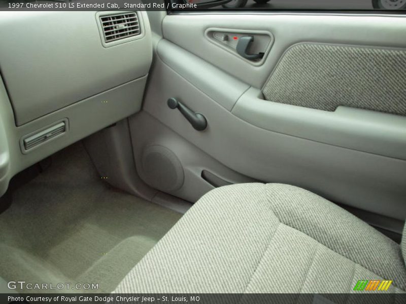 Standard Red / Graphite 1997 Chevrolet S10 LS Extended Cab