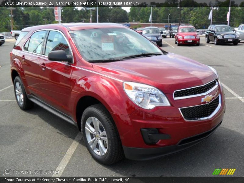 Cardinal Red Metallic / Jet Black/Light Titanium 2010 Chevrolet Equinox LS