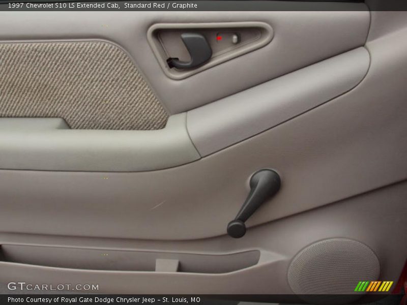 Standard Red / Graphite 1997 Chevrolet S10 LS Extended Cab