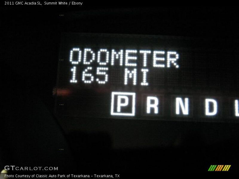 Summit White / Ebony 2011 GMC Acadia SL