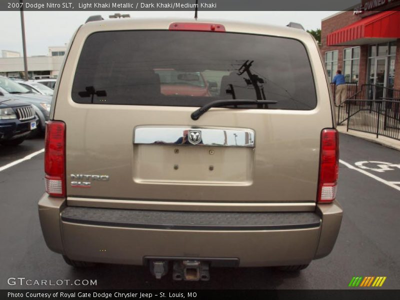 Light Khaki Metallic / Dark Khaki/Medium Khaki 2007 Dodge Nitro SLT