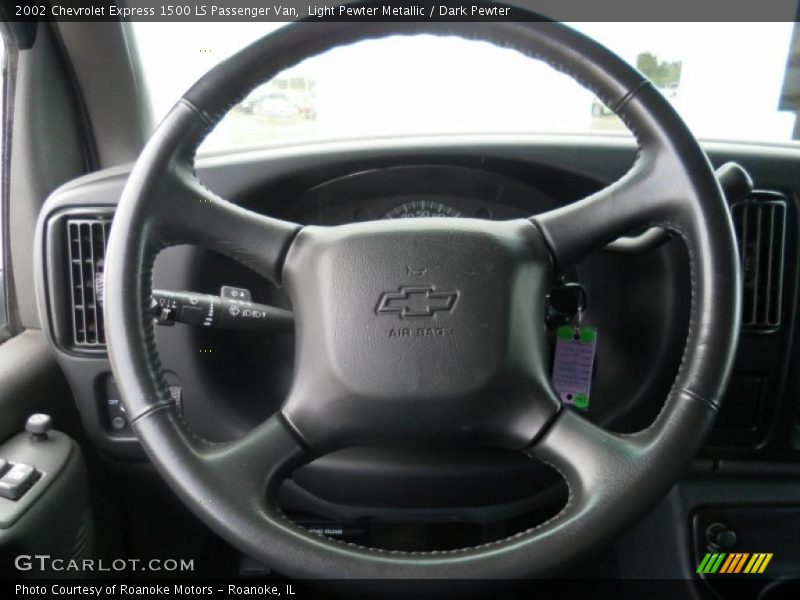 Light Pewter Metallic / Dark Pewter 2002 Chevrolet Express 1500 LS Passenger Van