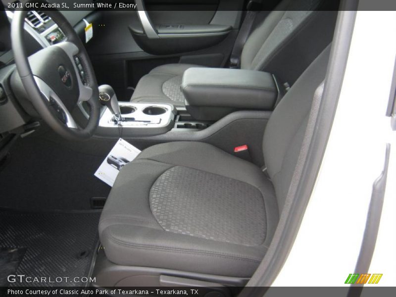 Summit White / Ebony 2011 GMC Acadia SL