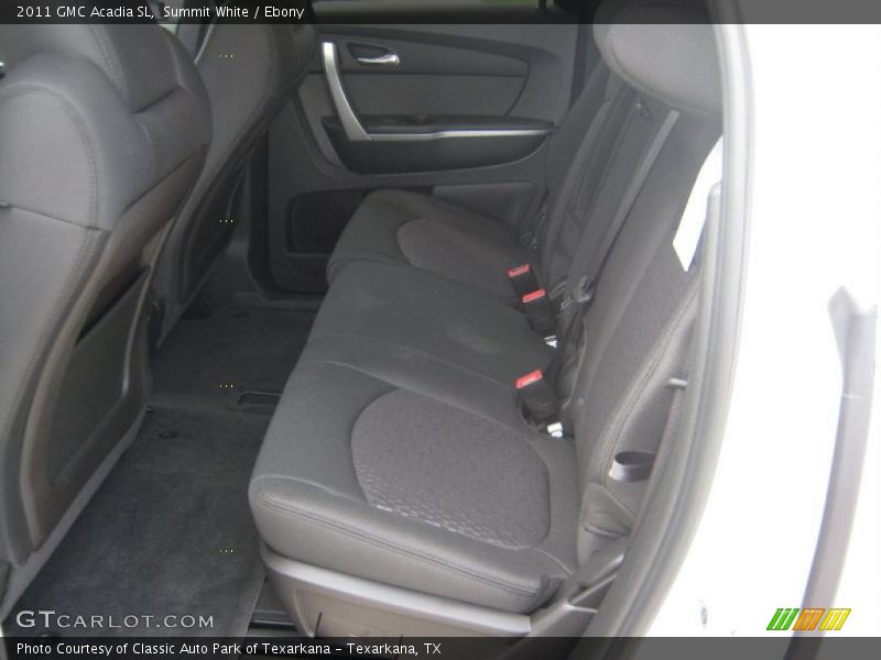 Summit White / Ebony 2011 GMC Acadia SL