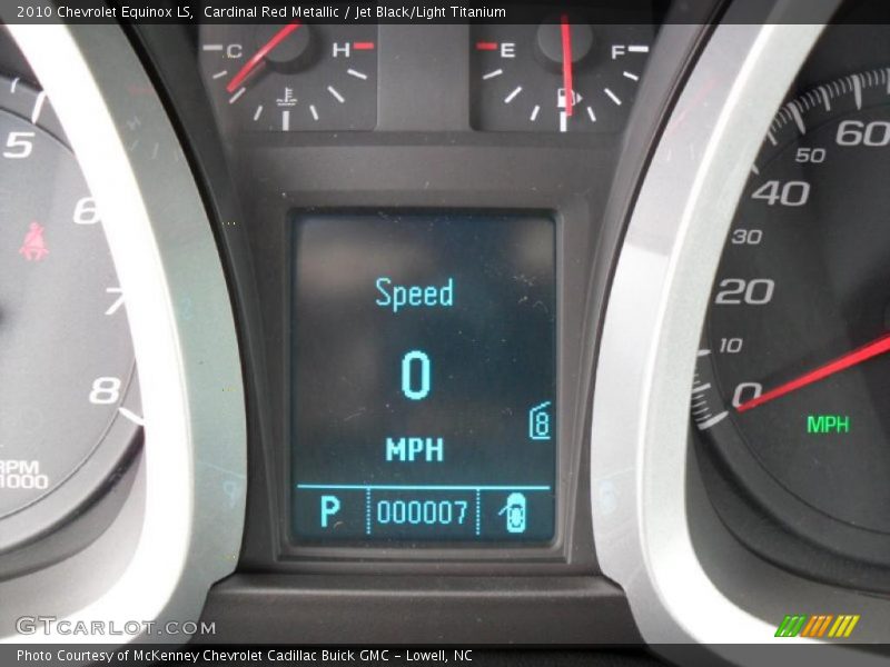 Cardinal Red Metallic / Jet Black/Light Titanium 2010 Chevrolet Equinox LS