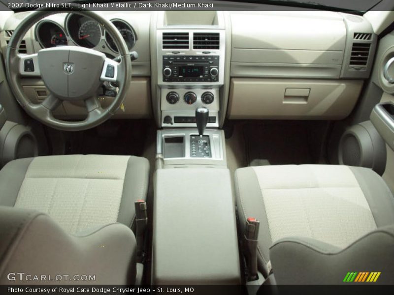 Light Khaki Metallic / Dark Khaki/Medium Khaki 2007 Dodge Nitro SLT