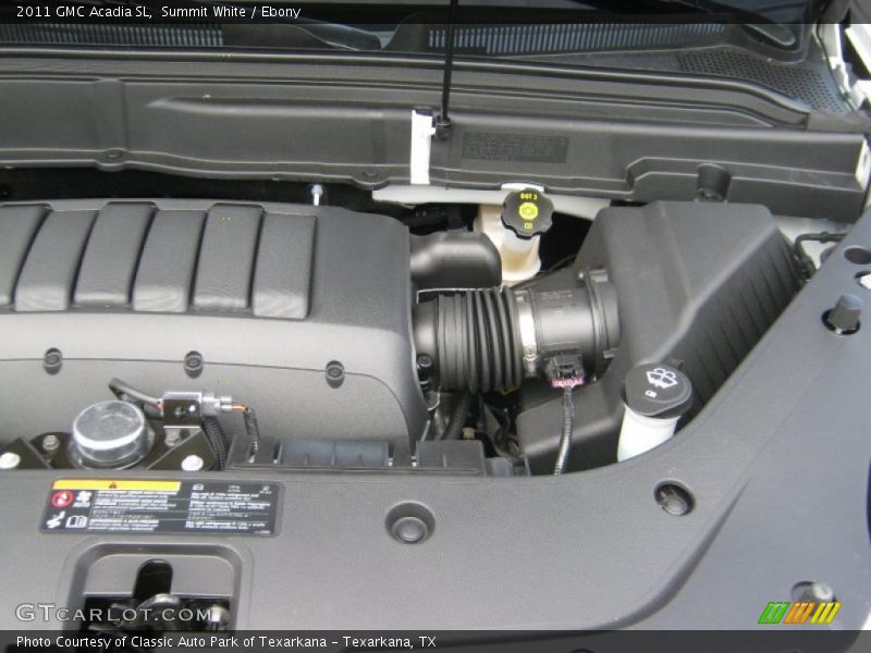 Summit White / Ebony 2011 GMC Acadia SL