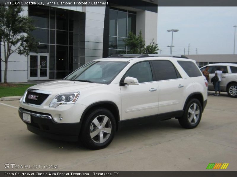White Diamond Tintcoat / Cashmere 2011 GMC Acadia SLT