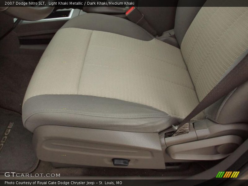 Light Khaki Metallic / Dark Khaki/Medium Khaki 2007 Dodge Nitro SLT