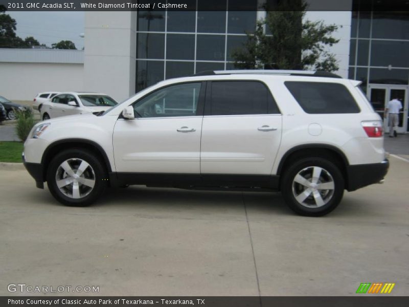 White Diamond Tintcoat / Cashmere 2011 GMC Acadia SLT