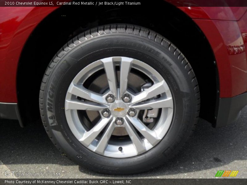 Cardinal Red Metallic / Jet Black/Light Titanium 2010 Chevrolet Equinox LS