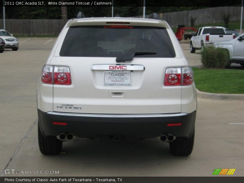 White Diamond Tintcoat / Cashmere 2011 GMC Acadia SLT
