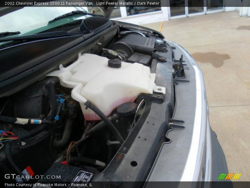 Light Pewter Metallic / Dark Pewter 2002 Chevrolet Express 1500 LS Passenger Van