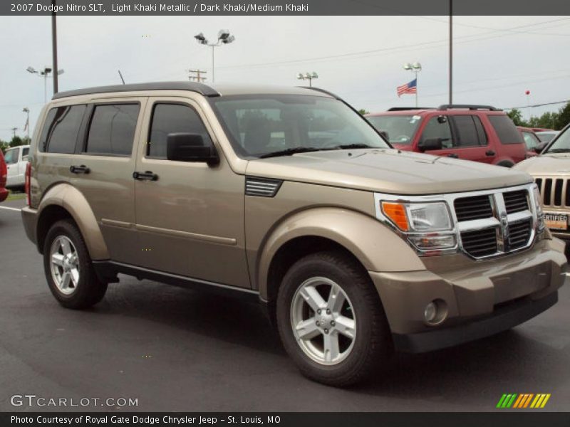 Light Khaki Metallic / Dark Khaki/Medium Khaki 2007 Dodge Nitro SLT