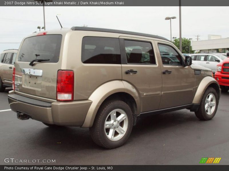 Light Khaki Metallic / Dark Khaki/Medium Khaki 2007 Dodge Nitro SLT