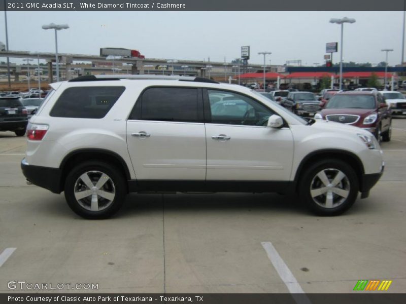 White Diamond Tintcoat / Cashmere 2011 GMC Acadia SLT
