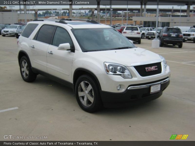 White Diamond Tintcoat / Cashmere 2011 GMC Acadia SLT
