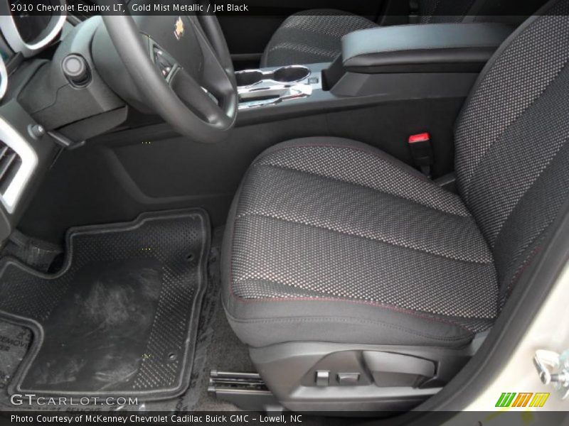 Gold Mist Metallic / Jet Black 2010 Chevrolet Equinox LT