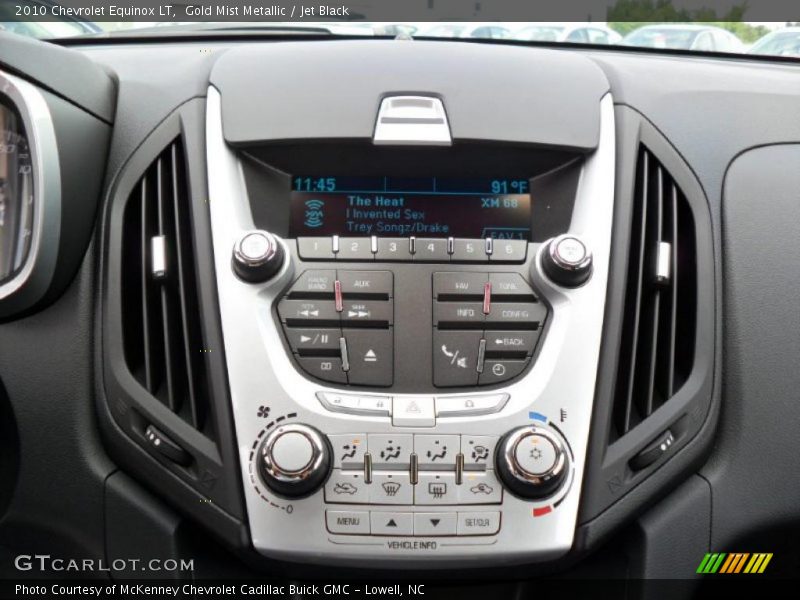 Gold Mist Metallic / Jet Black 2010 Chevrolet Equinox LT