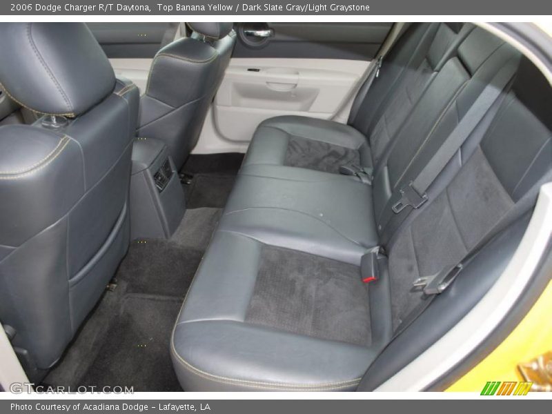 Top Banana Yellow / Dark Slate Gray/Light Graystone 2006 Dodge Charger R/T Daytona