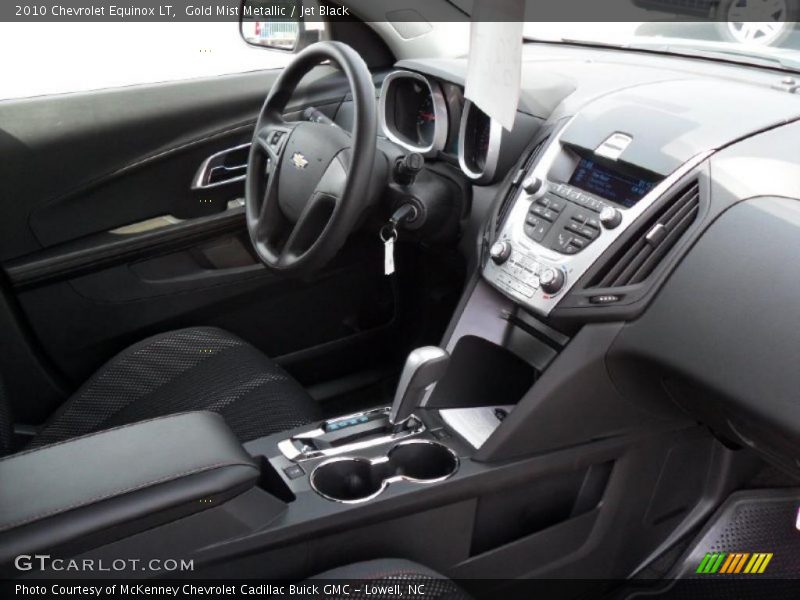 Gold Mist Metallic / Jet Black 2010 Chevrolet Equinox LT