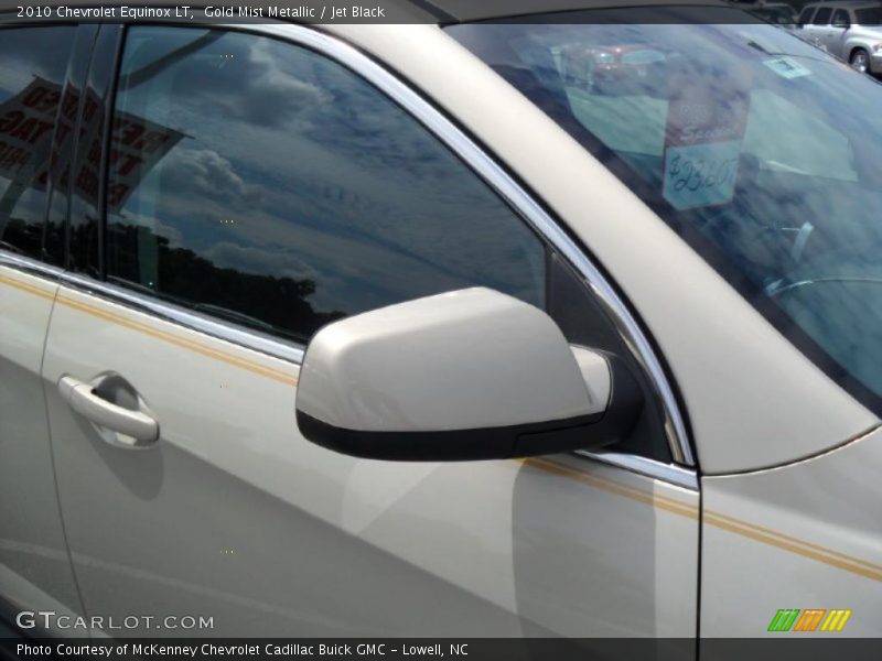 Gold Mist Metallic / Jet Black 2010 Chevrolet Equinox LT