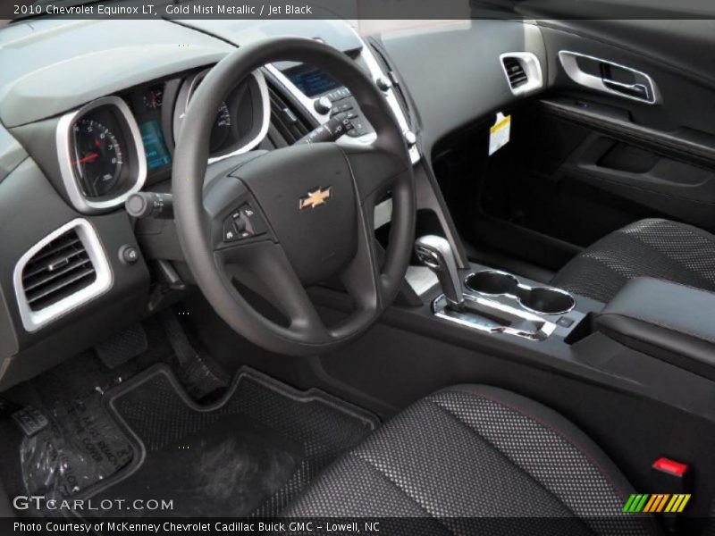 Gold Mist Metallic / Jet Black 2010 Chevrolet Equinox LT
