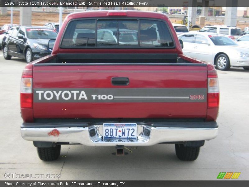  1996 T100 Truck SR5 Extended Cab Sunfire Red Pearl Metallic