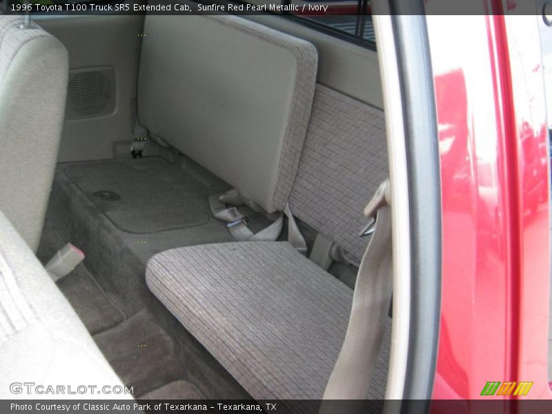 Rear Seat of 1996 T100 Truck SR5 Extended Cab