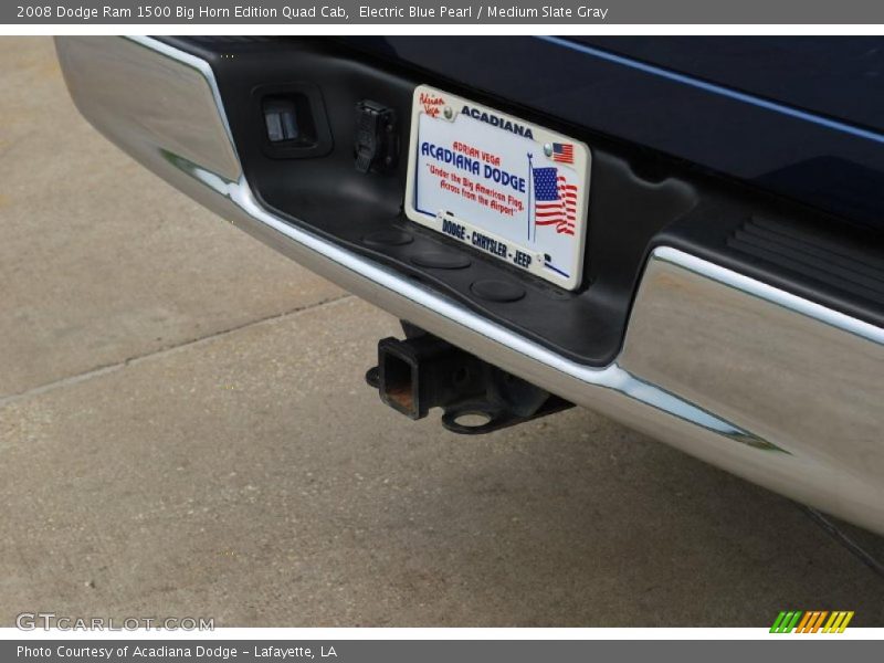 Electric Blue Pearl / Medium Slate Gray 2008 Dodge Ram 1500 Big Horn Edition Quad Cab