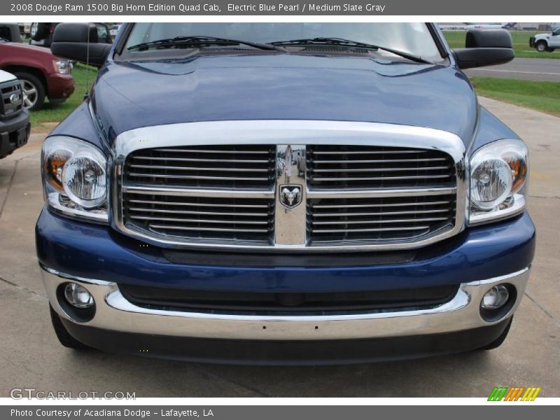 Electric Blue Pearl / Medium Slate Gray 2008 Dodge Ram 1500 Big Horn Edition Quad Cab