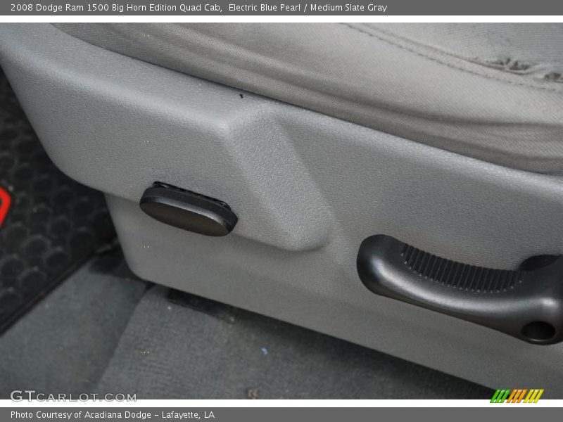 Electric Blue Pearl / Medium Slate Gray 2008 Dodge Ram 1500 Big Horn Edition Quad Cab