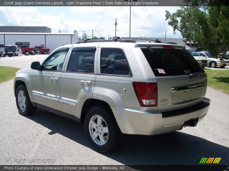 Light Graystone Pearl / Dark Slate Gray/Light Graystone 2008 Jeep Grand Cherokee Laredo