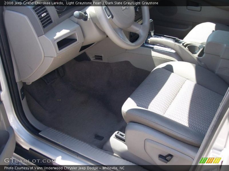 Light Graystone Pearl / Dark Slate Gray/Light Graystone 2008 Jeep Grand Cherokee Laredo