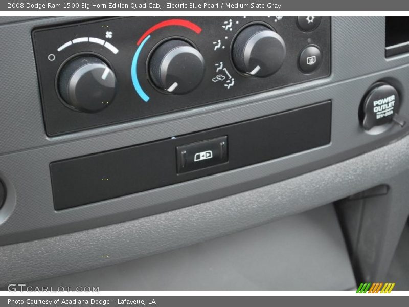 Electric Blue Pearl / Medium Slate Gray 2008 Dodge Ram 1500 Big Horn Edition Quad Cab