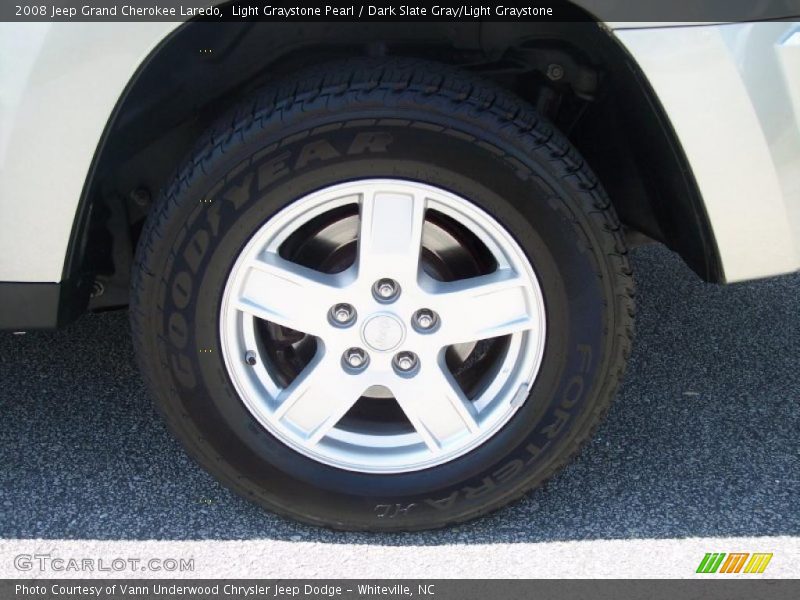 Light Graystone Pearl / Dark Slate Gray/Light Graystone 2008 Jeep Grand Cherokee Laredo
