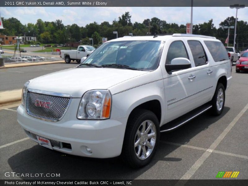 Summit White / Ebony 2011 GMC Yukon XL Denali AWD