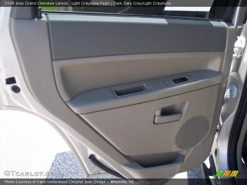 Light Graystone Pearl / Dark Slate Gray/Light Graystone 2008 Jeep Grand Cherokee Laredo
