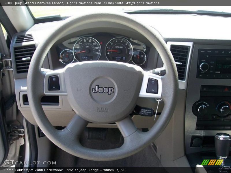 Light Graystone Pearl / Dark Slate Gray/Light Graystone 2008 Jeep Grand Cherokee Laredo